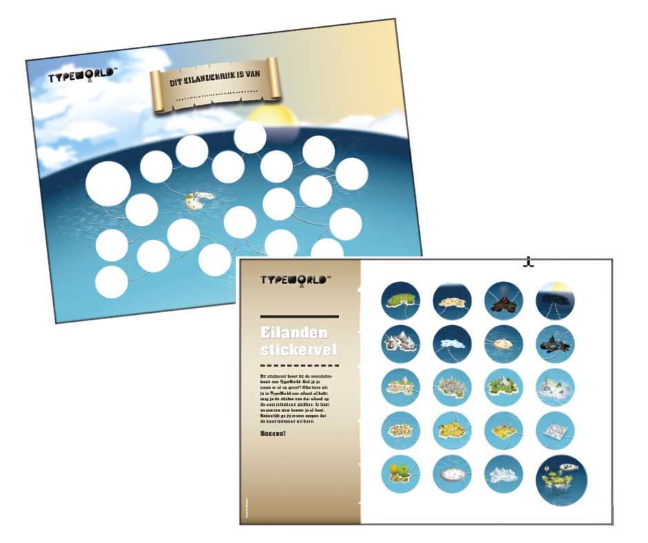 TYPEWORLD Stickervel